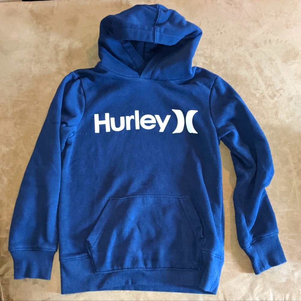 Cotton Hurley Blue Boys Hoodie